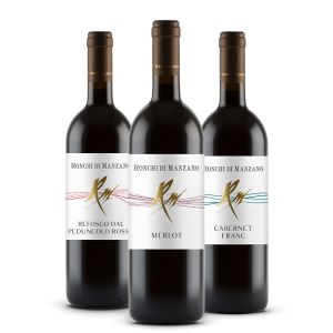Box 3 bottiglie - Refosco dal Peduncolo Rosso DOC, Merlot DOC e Cabernet Franc DOC - Colli Orientali
